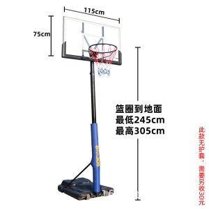 成人青少年篮球架 室内户外家用 可升降可移动标准篮筐篮板投篮架