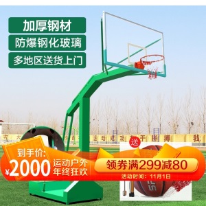 博森特  篮球架 成人标准户外移动蓝球架 家用学校训练篮球架子 篮球框
