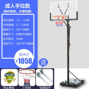 篮球架户外家用成人标准儿童幼儿园室内外可移动升降青少年投蓝筐