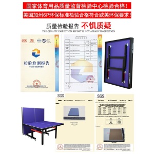 家用可折叠式标准室内乒乓球桌案子带轮可移动式比赛专用乒乓球台 【室外款】15mm防水SMC厚40