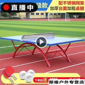 乒乓室外 标准家用smc户外防水防酸雨防紫外线乒乓球桌学校球桌