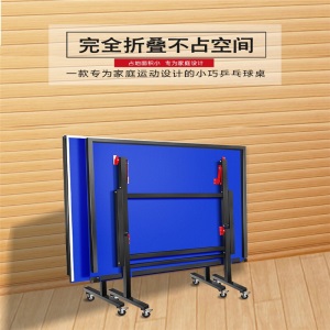 新款乒乓球台桌室内家用可折叠式移动乒乓球台训练标准兵乓球案子室外简易比赛用