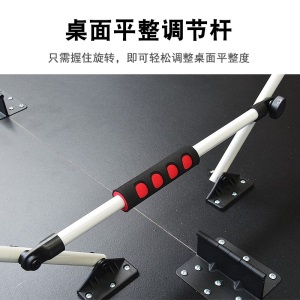 便携式乒乓球桌家用可折叠式标准室内乒乓球台4片式手提式乒乓 TP1027蓝色-板材厚度15mm
