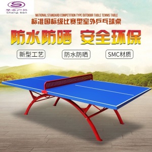 室外乒乓球台户外乒乓球桌 SMC乒乓球桌 标准户外乒乓球台 国标标准乒乓球桌案 乒乓球台子SN611