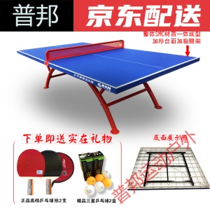 标准室外乒乓球台户外防酸雨防晒彩虹乒乓球桌案子抗老化P