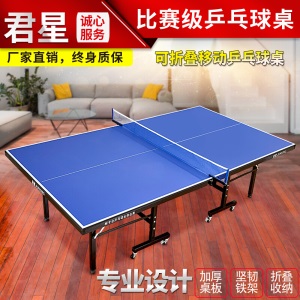 乒乓球桌案子家用可折叠室内标准兵乓球桌乒乓桌比赛乒乓球台