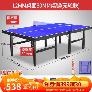 可折叠乒乓球桌家用室内标准兵乓球桌乒乓桌乒乓球台案子