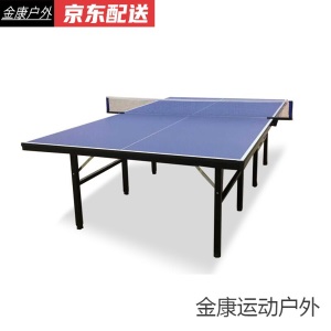 简易乒乓球桌 乒乓球台室外防水防晒户外乒乓球桌标准家用室内可折叠儿童球案子SN9407