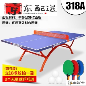 乒乓球桌室外 乒乓球桌室外标准型防水防晒smc户外家用乓乓球桌 双鱼318