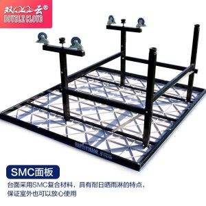 双云 乒乓球桌 SMC户外家用标准移动可折叠式乒乓球台 室外室内兵乓球台案子