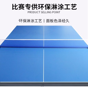 【可顺丰发货】乒乓球桌家用可折叠室内标准兵乓球桌乒乓桌专业比赛乒乓球台案子 非标中号2.4*1.2