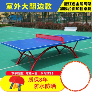 乒乓室外 标准家用smc户外防水防酸雨防晒乒乓球桌学校球桌