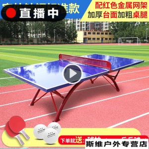 乒乓室外 标准家用smc户外防水防酸雨防紫外线乒乓球桌学校球桌