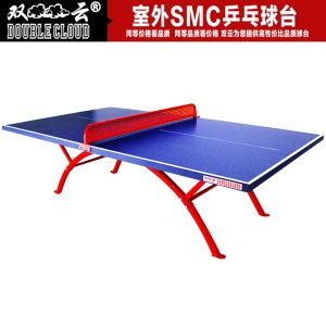 双云 室外SMC折叠乒乓球台 户外乒乓球桌 兵浜球桌 兵乓球台案子