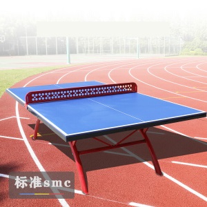 乓乓球桌 室外户外防水防晒乒乓球桌家用室内乒乓球台可折叠可移动带轮SN1471