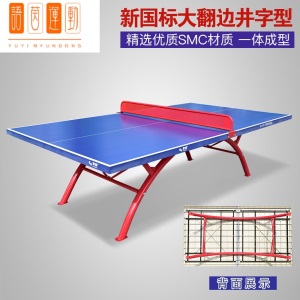乒乓球桌室内标准家用可折叠家庭儿童兵乓球桌可移动比赛乒乓球台