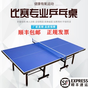 乒乓球桌可折叠式标准家用室内室外案子带轮可移动式比赛专用球台