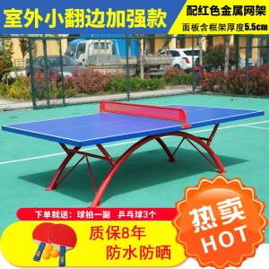 乒乓室外 标准家用smc户外防水防酸雨防晒乒乓球桌学校球桌