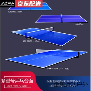 简易乒乓球桌 室内家用标准比赛乒乓球桌面多型号儿童简易兵乓球台面SN2583