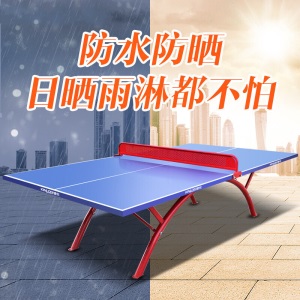 新款职业比赛赛事级品质健伦室外乒乓球桌防水防晒防雨户外标准型大彩虹smc乒乓球台案子