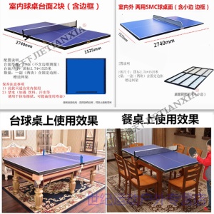 可折叠移动室内外乒乓球台钢板桌面标准露天户外乒乓球桌家用 铁质