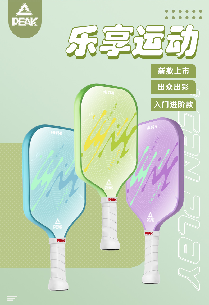 匹克球拍板入门级官方匹克球全套pickleball球拍训练匹克球板拍球(图6)