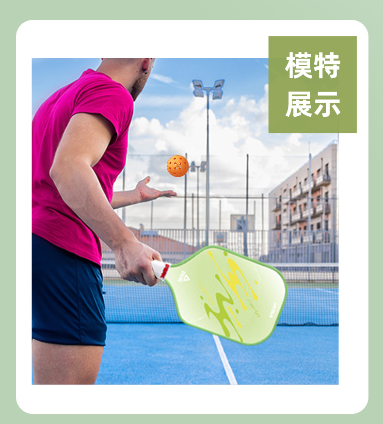 匹克球拍板入门级官方匹克球全套pickleball球拍训练匹克球板拍球(图15)
