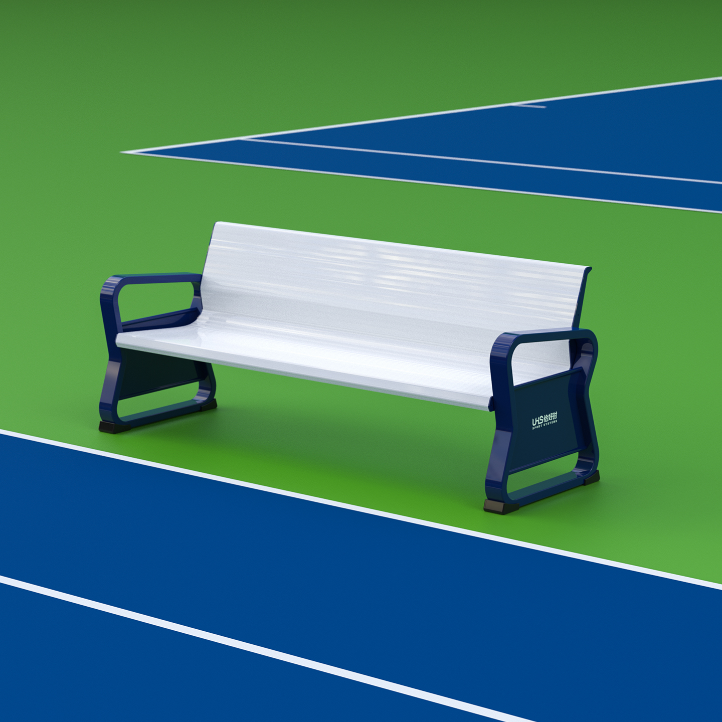 恰好时球场铝合金休息椅WTA/ATP/ITF指定球员休息椅国际网球专用(图3)