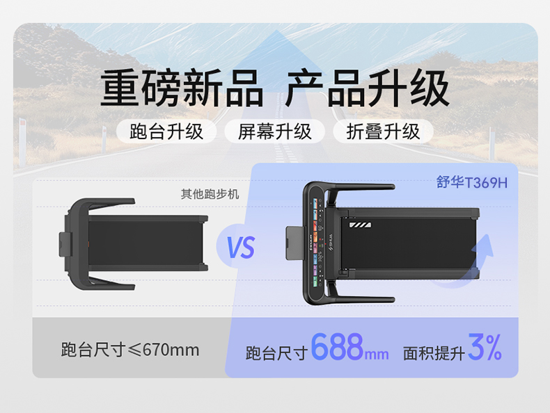 舒华跑步机爬坡家用静音减震小型健身器械全折叠智能电动坡度减肥(图4)