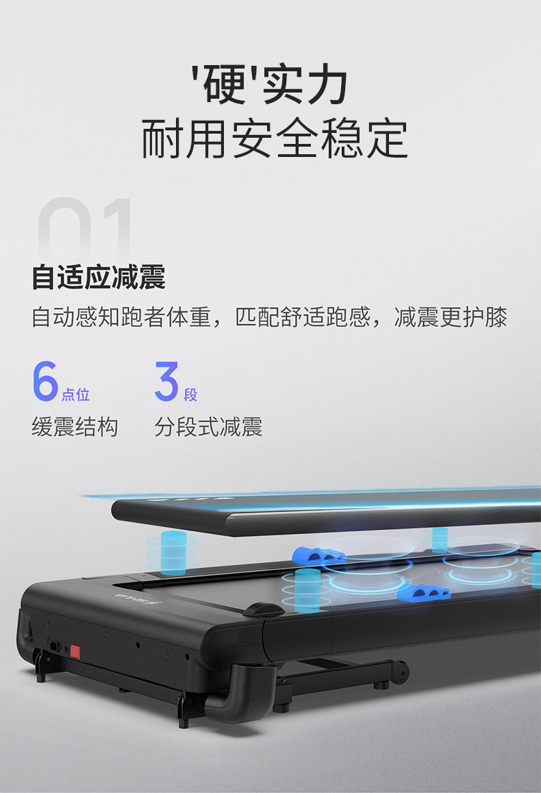 舒华跑步机爬坡家用静音减震小型健身器械全折叠智能电动坡度减肥(图13)