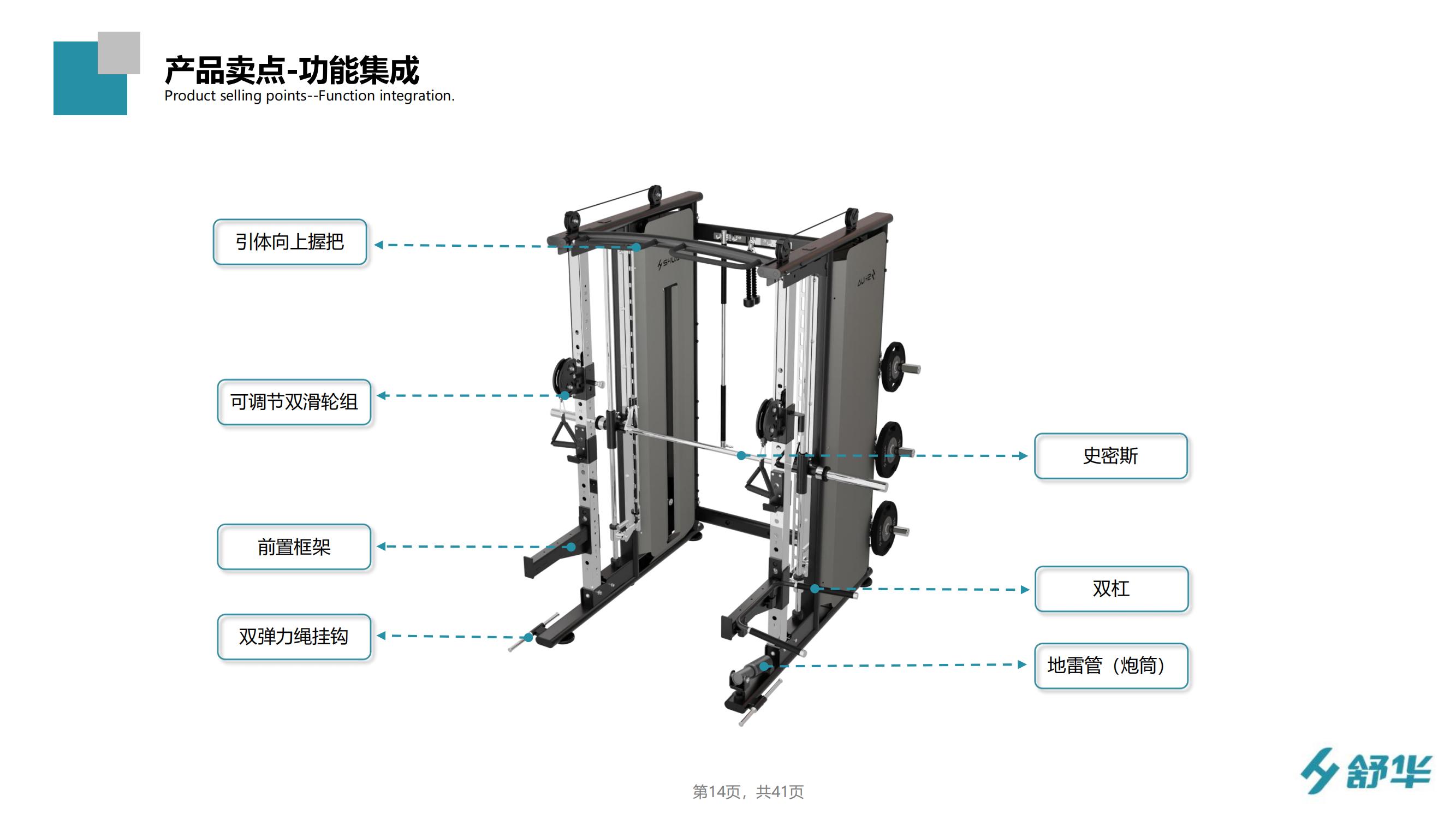 舒华小飞鸟综合训练器家用健身房商用多功能力量运动器材SH-6820(图22)
