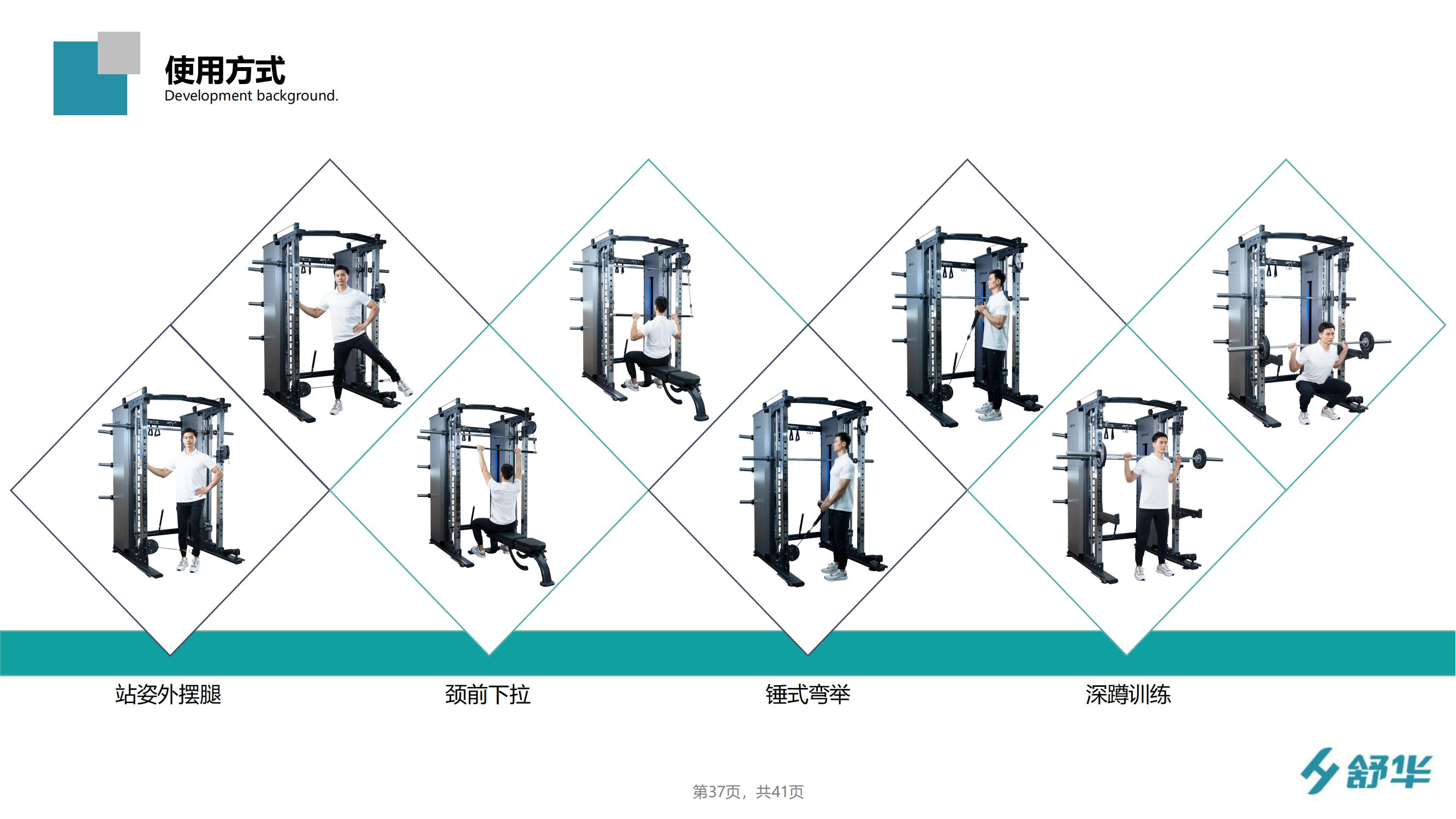 舒华小飞鸟综合训练器家用健身房商用多功能力量运动器材SH-6820(图40)