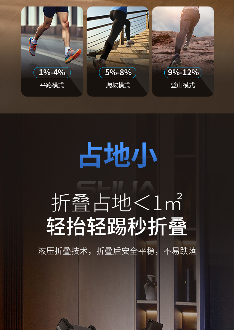 舒华跑步机家用款静音E7室内折叠健身器399p智能减肥运动官方旗舰(图51)