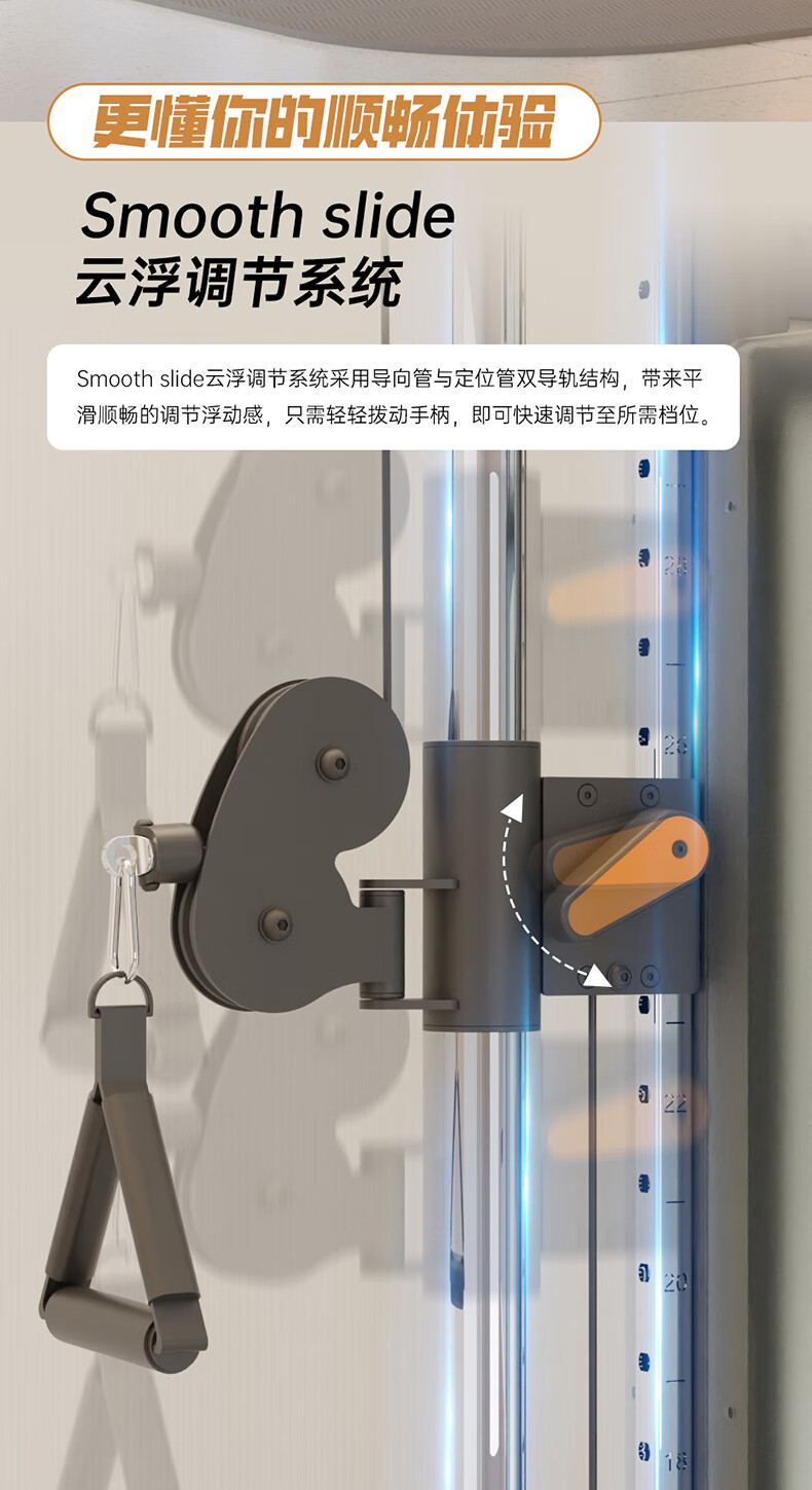 舒华G697小飞鸟龙门架G698综合训练多功能大型健身房运练器材家用(图23)