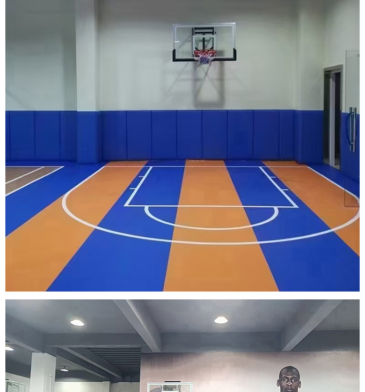 定制篮球馆柱子软包跆拳道体能运动馆幼儿园早教舞蹈教室防撞墙围(图8)