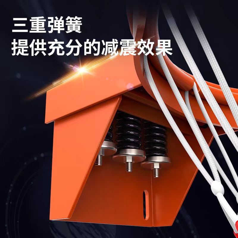 篮球架挂壁户外可扣篮室内墙壁式篮板可升降篮球框手动电动升降款(图1)