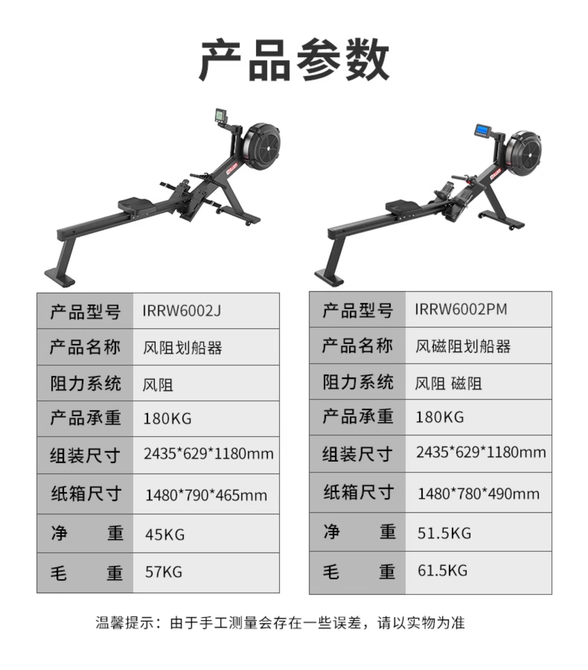 铁人体育专业商用级静音智能风磁阻可折叠风阻划船器机家用健身房(图12)