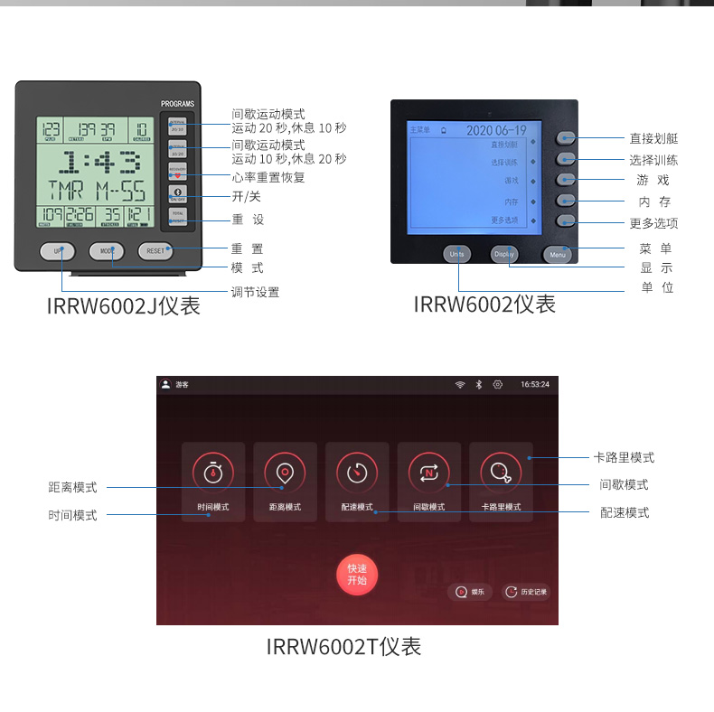 铁人体育智能风磁阻划船机家用健身房工作室折叠健身器材划船器(图10)