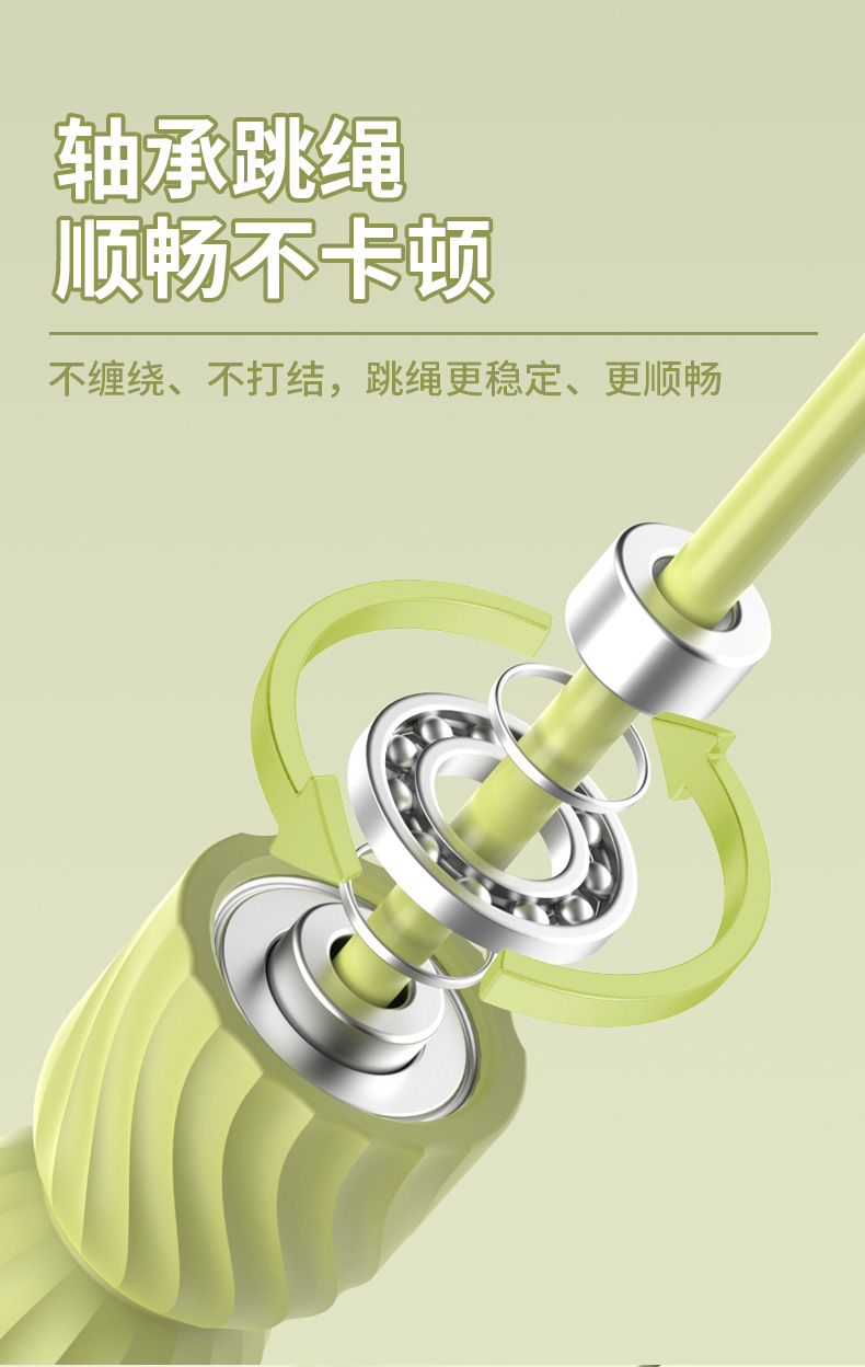 铁人体育拳击跳绳专业轴承竞技健身加粗燃脂减肥运动男女成人负重(图7)